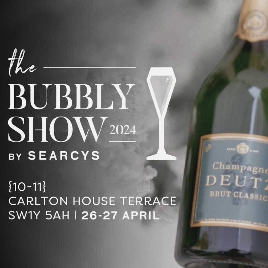 There’s still time to join us at the Bubbly Show by Searcys on April 26th and 27th!🍾 ✨

Get ready to raise your glass at the stunning Carlton House Terrace {10-11} in Pall Mall 🥂 7

With delicious tastings, captivating masterclasses, and Searcys Champagne afternoon tea, you’ll have a chance to taste Champagne Deutz in one of London’s most beautiful settings. 

Plus, mark your calendars for our special session where we talk all things Champagne Deutz at 5pm on Friday, April 26th. 🕔 This is not one to be missed - see you there!

When: Friday, 26th April and Saturday, 27th April 2024

Where: 10-11 Carlton House Terrace, St. James’s, London SW1Y 5AH

Link to tickets in bio

#champagne #champagnelover #winetasting #londonwineevent #champagnedeutz #searcyschampagnebar #searcyslondon #champagnelife #champagne🍾