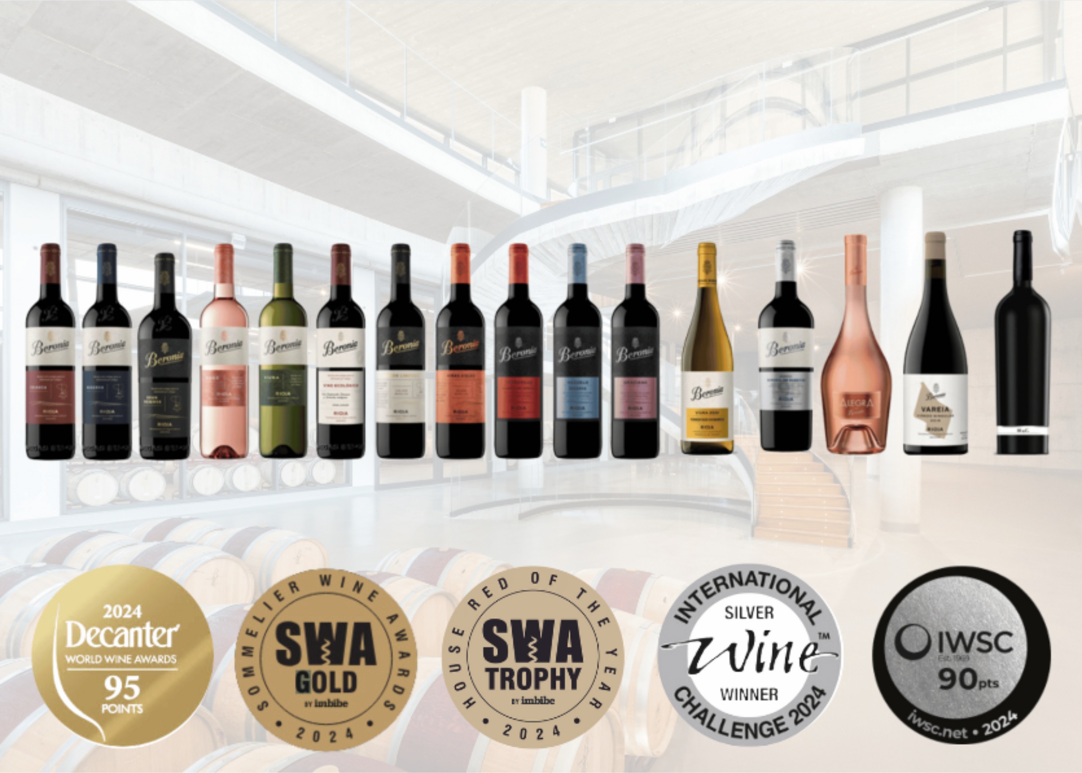 beronia wine awards