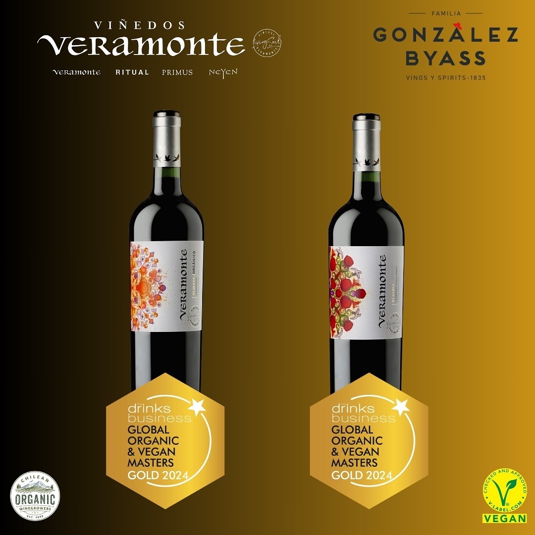 Happy vines make happy wines... and we’re beyond excited to share that Veramonte Carménère 2020 and Veramonte Cabernet Sauvignon 2021 have both bagged GOLD medals at The Drinks Business Global Organic and Vegan Masters! 🍇🌟

For those who haven’t heard of it, the Global Organic and Vegan Masters is a competition that celebrates the best in organic and vegan wines from all around the globe. It includes a wide range of countries and styles, indicating the seriousness with which our planet’s winegrowers are taking sustainability and organics when producing their wines.

Follow @veramontewines for more info on their efforts to make wines that are kind to earth 🌍 🍷 

#GoldMedal #OrganicWine #VeganWine #Veramonte #casablancavalley #chileanwine #winesofchile #bestwines #thedrinksbusiness #wineindustry #WineAwards #SustainableWinemaking #GlobalOrganicMasters @thedrinksbusiness @globalwinemasters